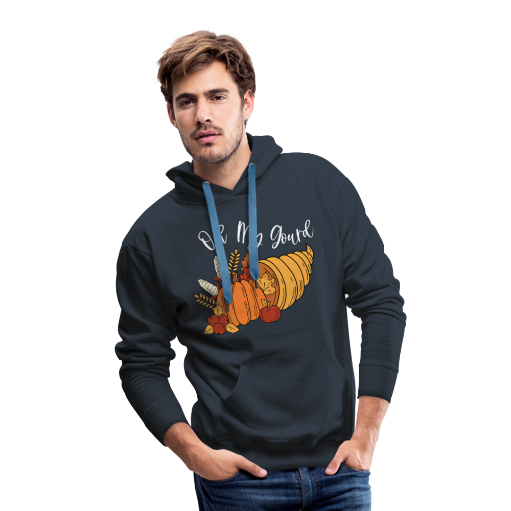 GU 'Oh My Gourd' Unisex Premium Hoodie - navy