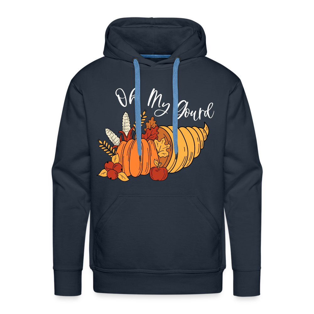 GU 'Oh My Gourd' Unisex Premium Hoodie - navy