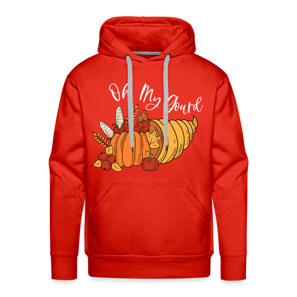 GU 'Oh My Gourd' Unisex Premium Hoodie - red