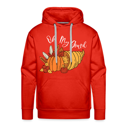 GU 'Oh My Gourd' Unisex Premium Hoodie - red