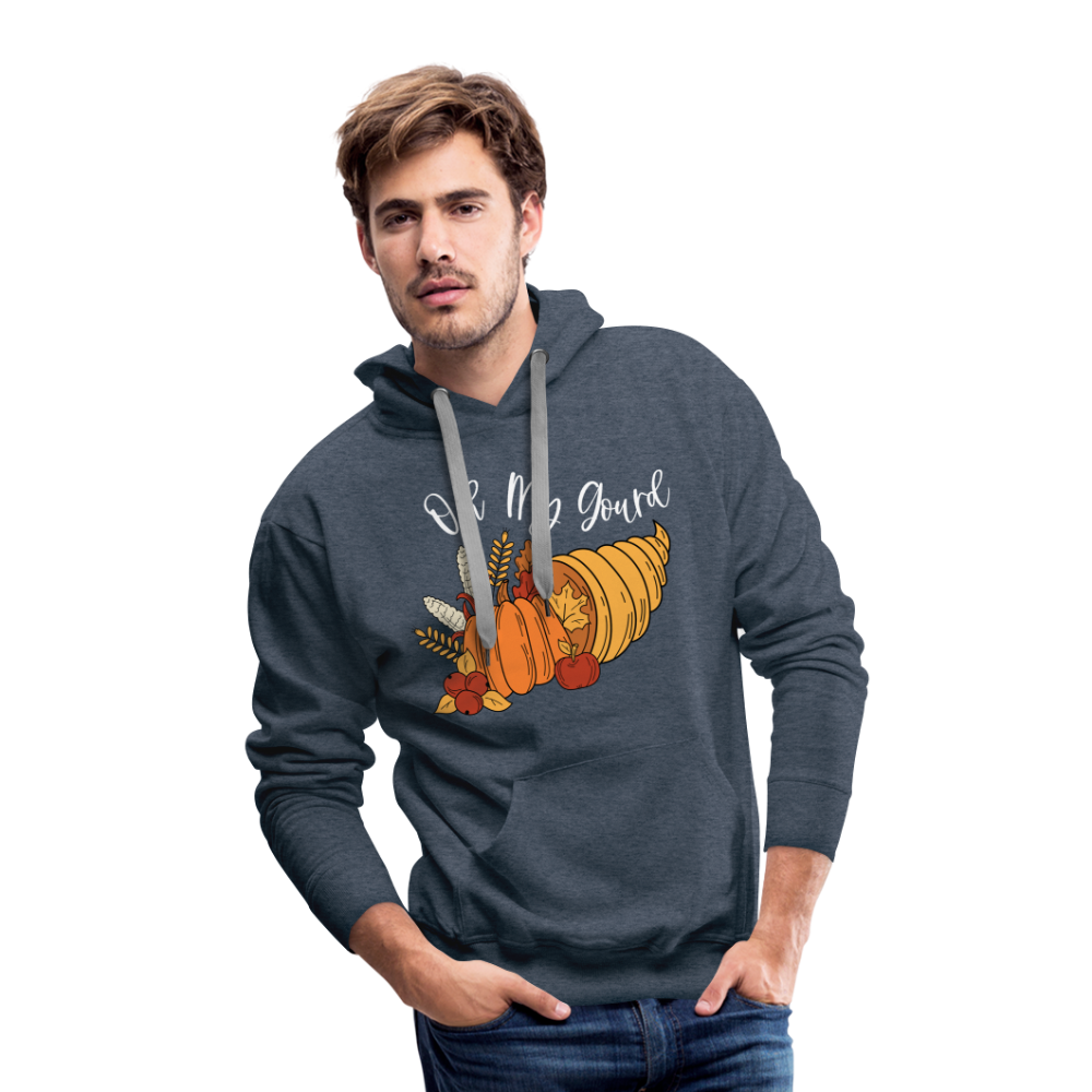 GU 'Oh My Gourd' Unisex Premium Hoodie - heather denim