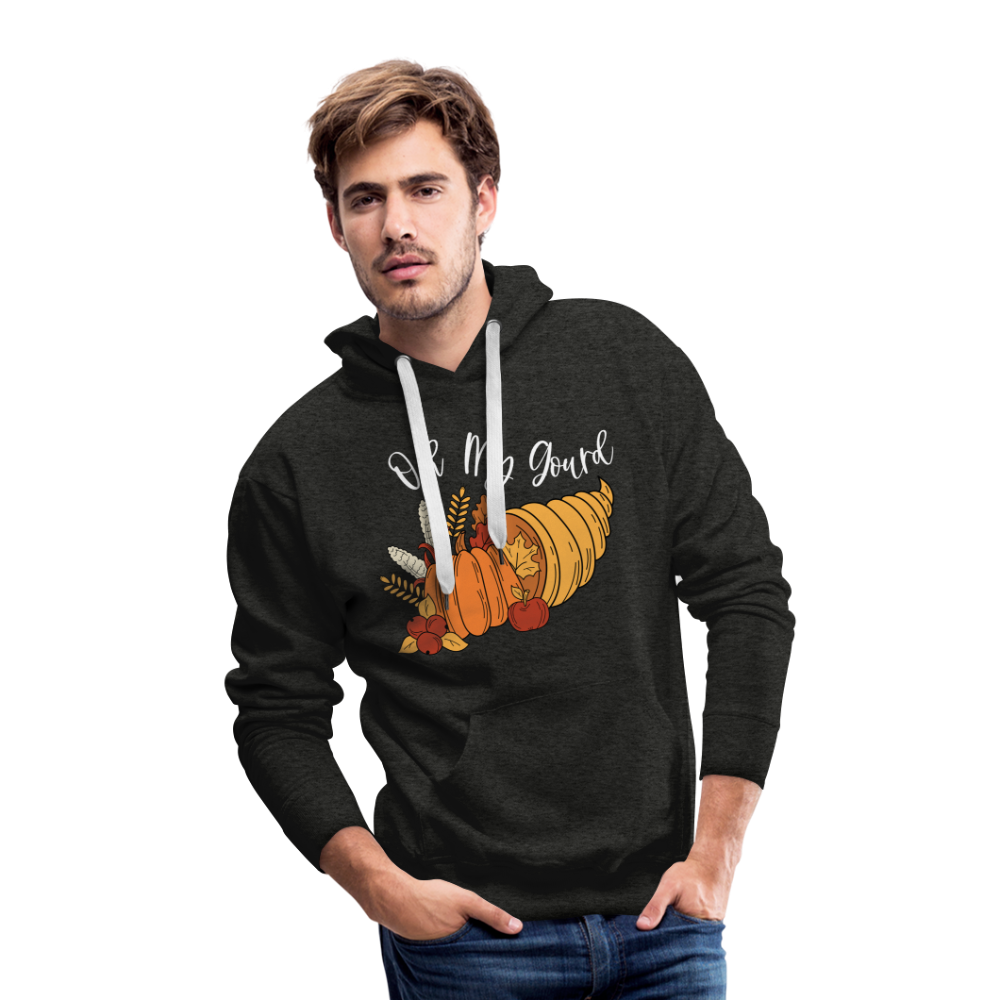 GU 'Oh My Gourd' Unisex Premium Hoodie - charcoal grey