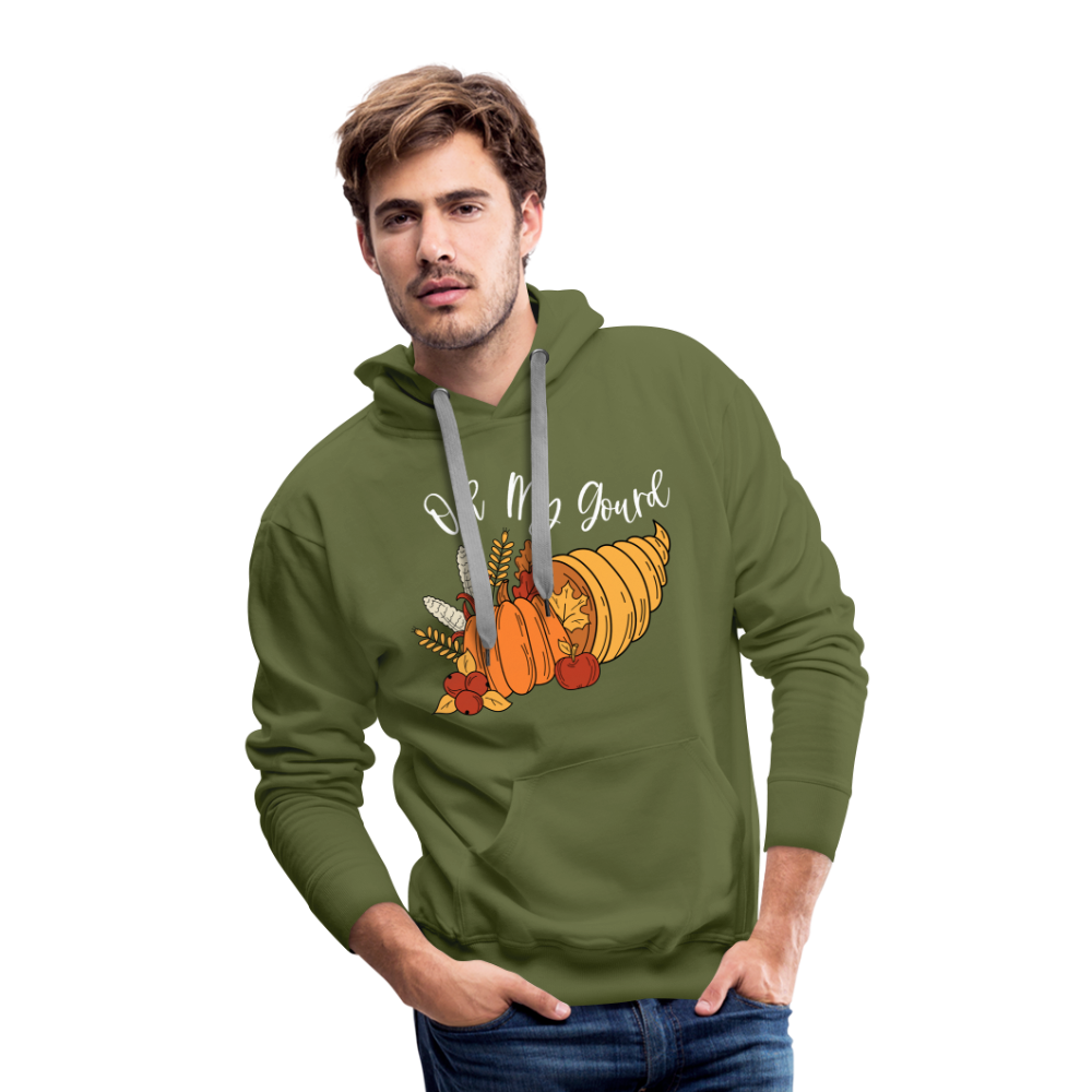 GU 'Oh My Gourd' Unisex Premium Hoodie - olive green