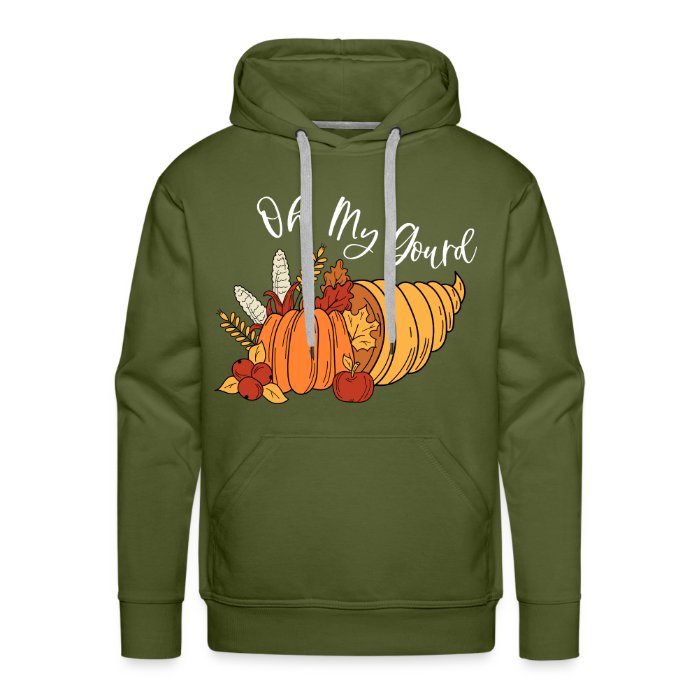 GU 'Oh My Gourd' Unisex Premium Hoodie - olive green