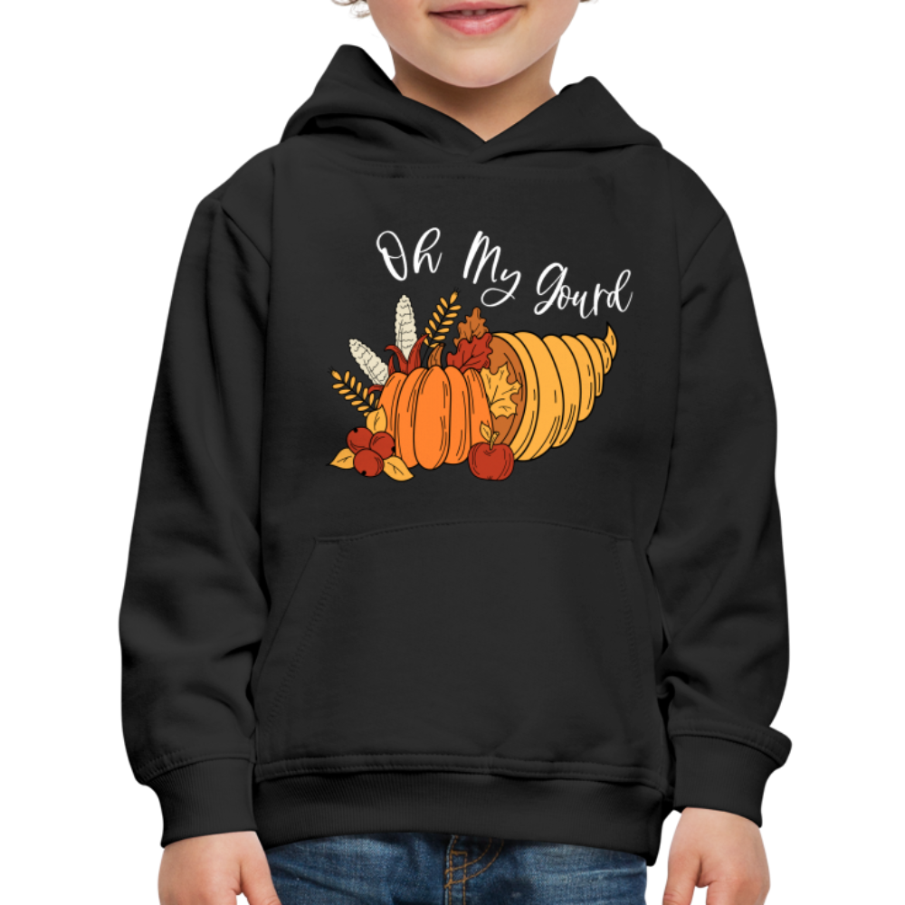 GU 'Oh My Gourd' Youth Premium Hoodie - black