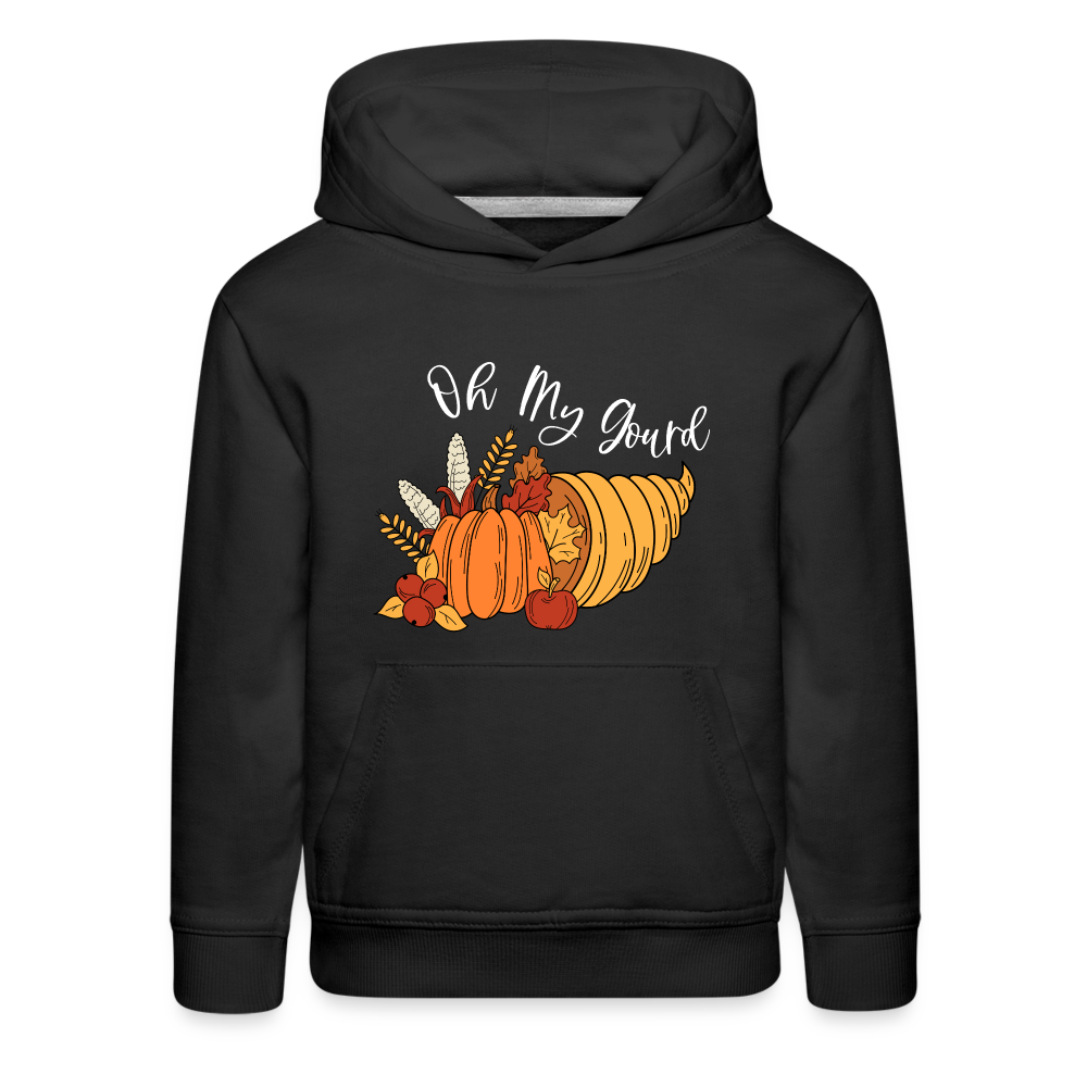 GU 'Oh My Gourd' Youth Premium Hoodie - black