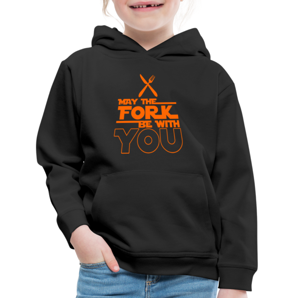 GU 'May the Fork' Youth Premium Hoodie - black