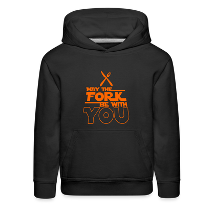 GU 'May the Fork' Youth Premium Hoodie - black