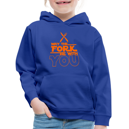 GU 'May the Fork' Youth Premium Hoodie - royal blue