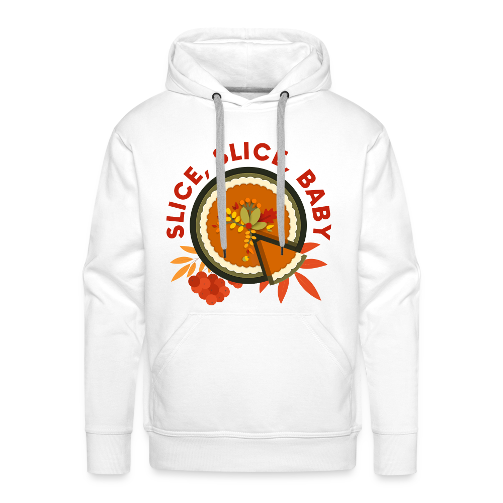 GU 'Slice, Slice, Baby' Unisex Premium Hoodie - white