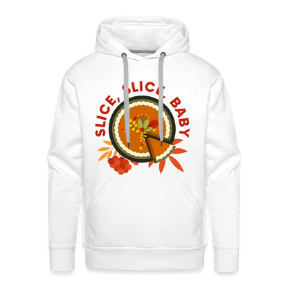 GU 'Slice, Slice, Baby' Unisex Premium Hoodie - white