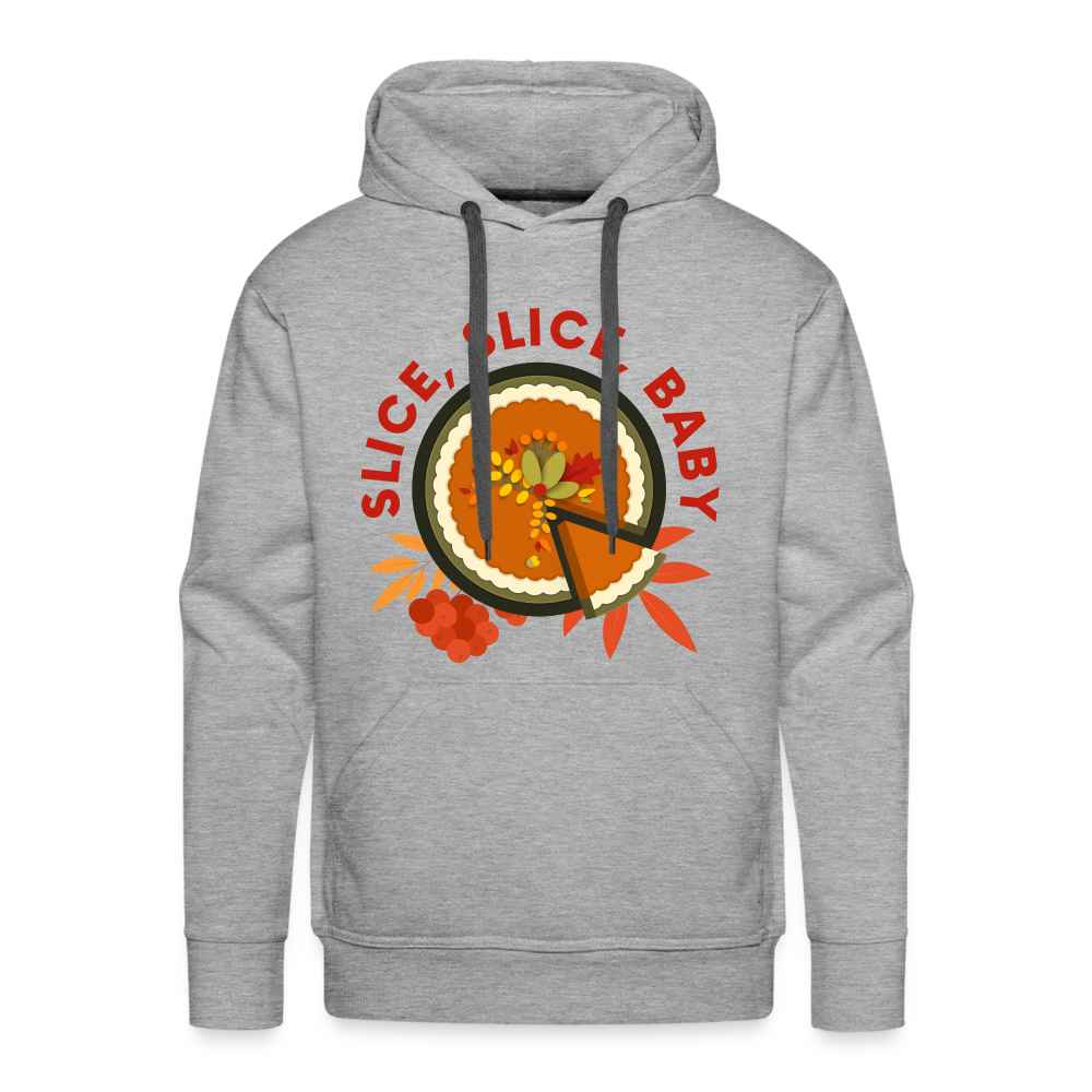 GU 'Slice, Slice, Baby' Unisex Premium Hoodie - heather grey