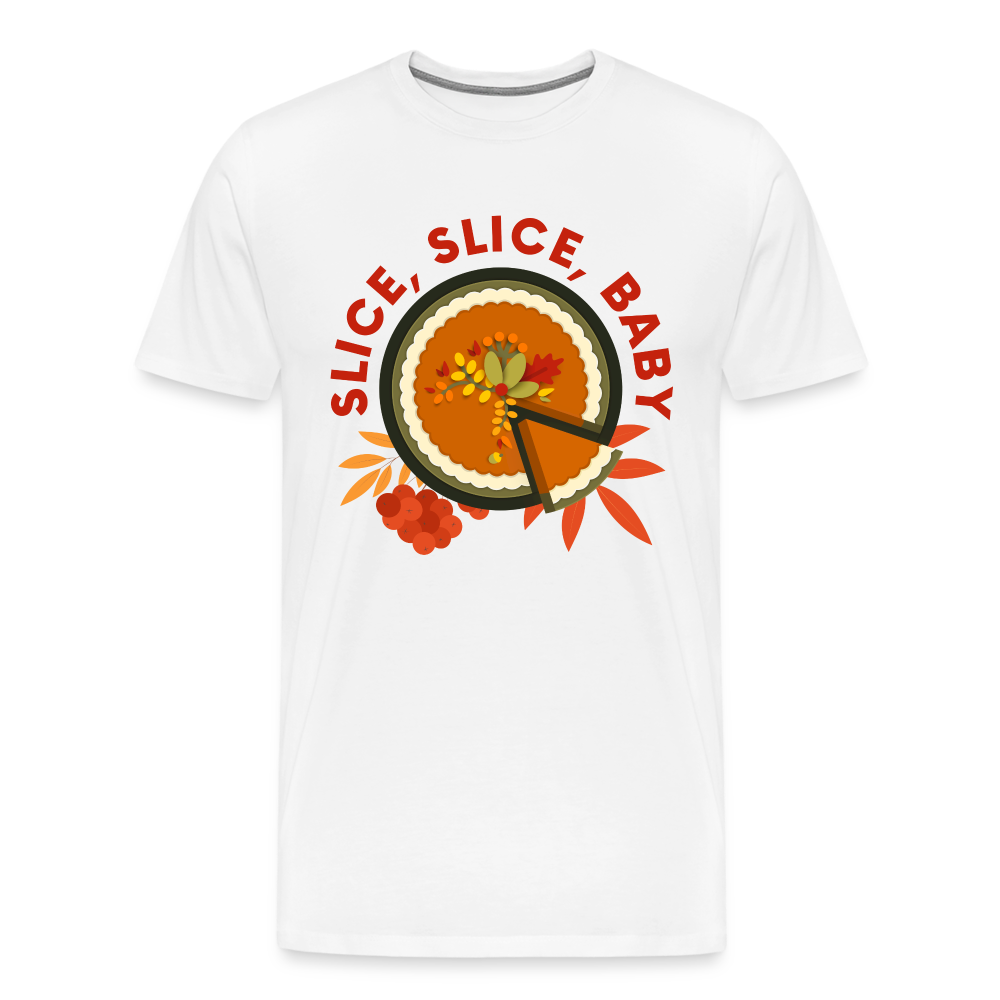 GU 'Slice, Slice, Baby' Unisex Premium T-Shirt - white