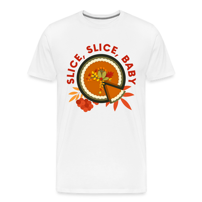 GU 'Slice, Slice, Baby' Unisex Premium T-Shirt - white