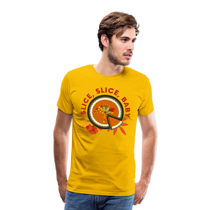 GU 'Slice, Slice, Baby' Unisex Premium T-Shirt - sun yellow