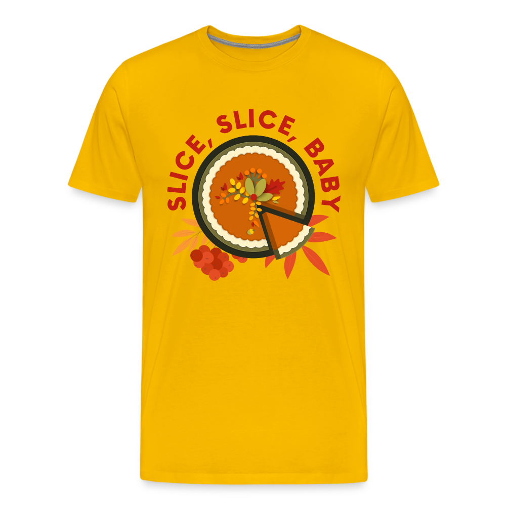 GU 'Slice, Slice, Baby' Unisex Premium T-Shirt - sun yellow