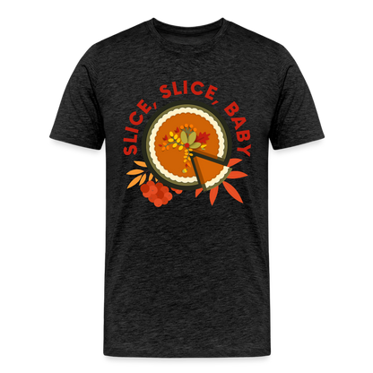 GU 'Slice, Slice, Baby' Unisex Premium T-Shirt - charcoal grey