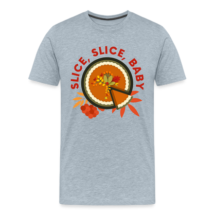 GU 'Slice, Slice, Baby' Unisex Premium T-Shirt - heather ice blue