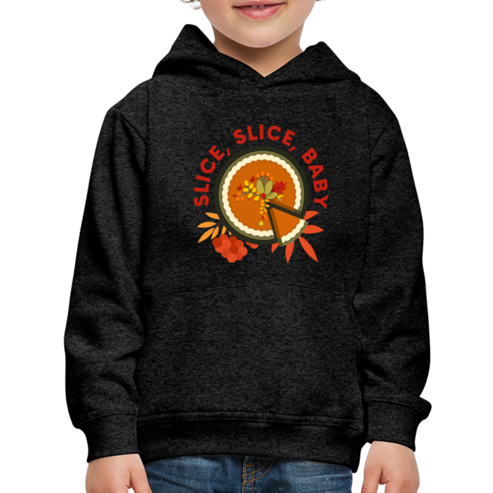 GU 'Slice, Slice, Baby' Youth Premium Hoodie - charcoal grey