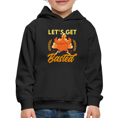 GU 'Let's Get Basted' Youth Premium Hoodie - black