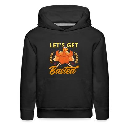 GU 'Let's Get Basted' Youth Premium Hoodie - black