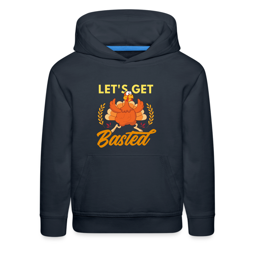 GU 'Let's Get Basted' Youth Premium Hoodie - navy