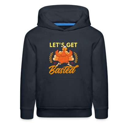 GU 'Let's Get Basted' Youth Premium Hoodie - navy