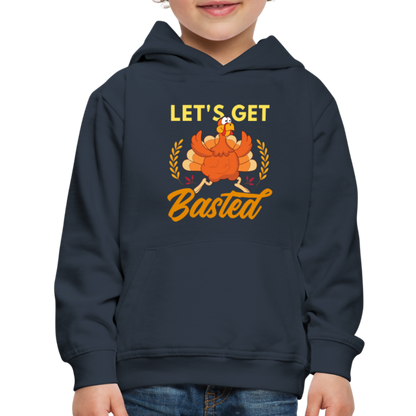 GU 'Let's Get Basted' Youth Premium Hoodie - navy