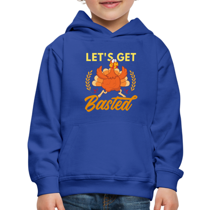 GU 'Let's Get Basted' Youth Premium Hoodie - royal blue