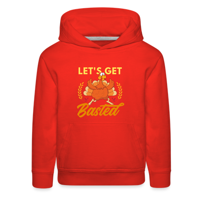 GU 'Let's Get Basted' Youth Premium Hoodie - red