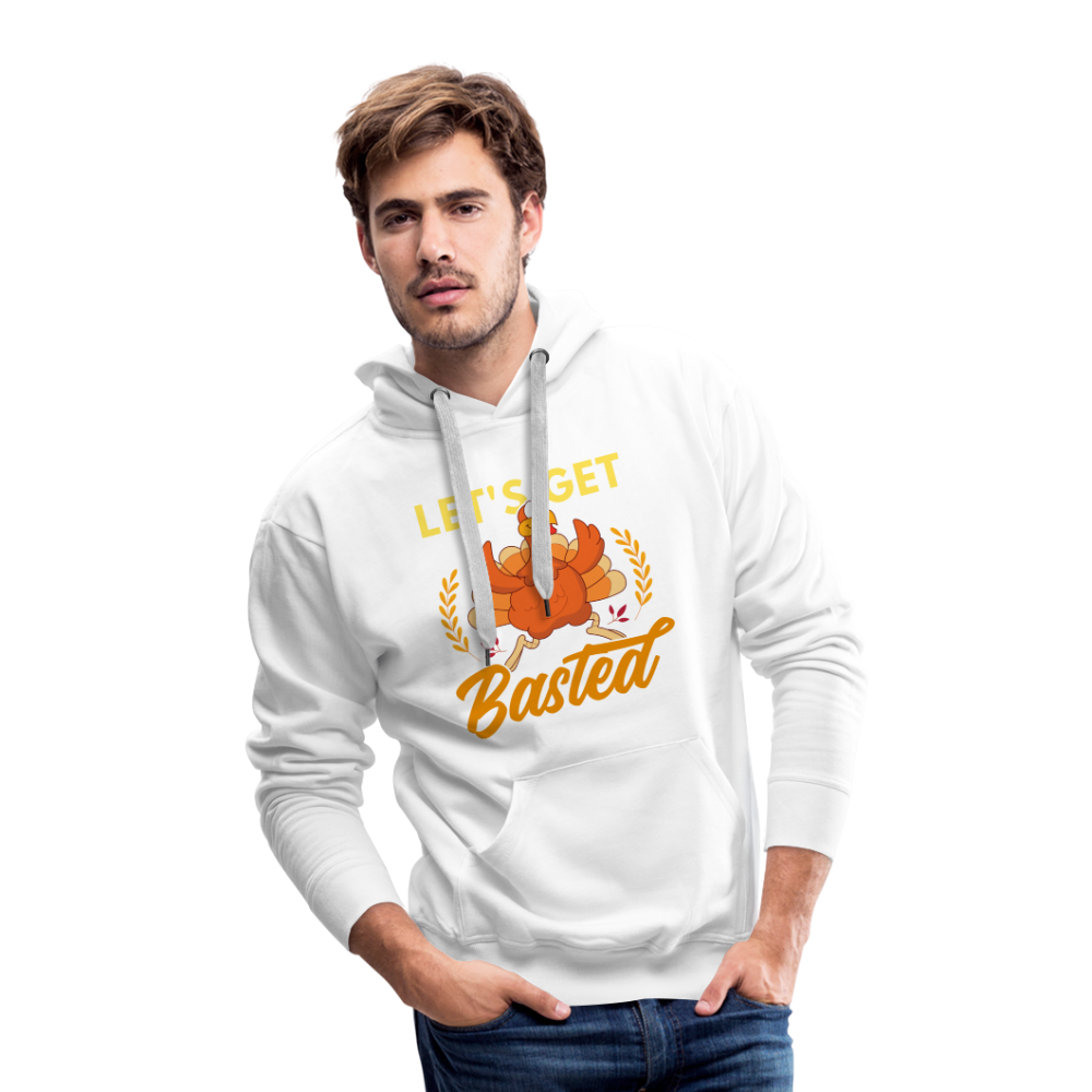 GU 'Let's Get Basted' Unisex Premium Hoodie - white