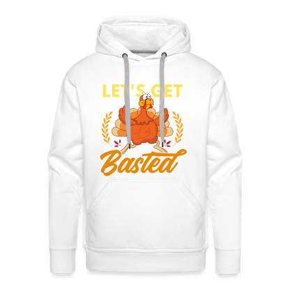 GU 'Let's Get Basted' Unisex Premium Hoodie - white