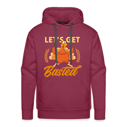 GU 'Let's Get Basted' Unisex Premium Hoodie - burgundy