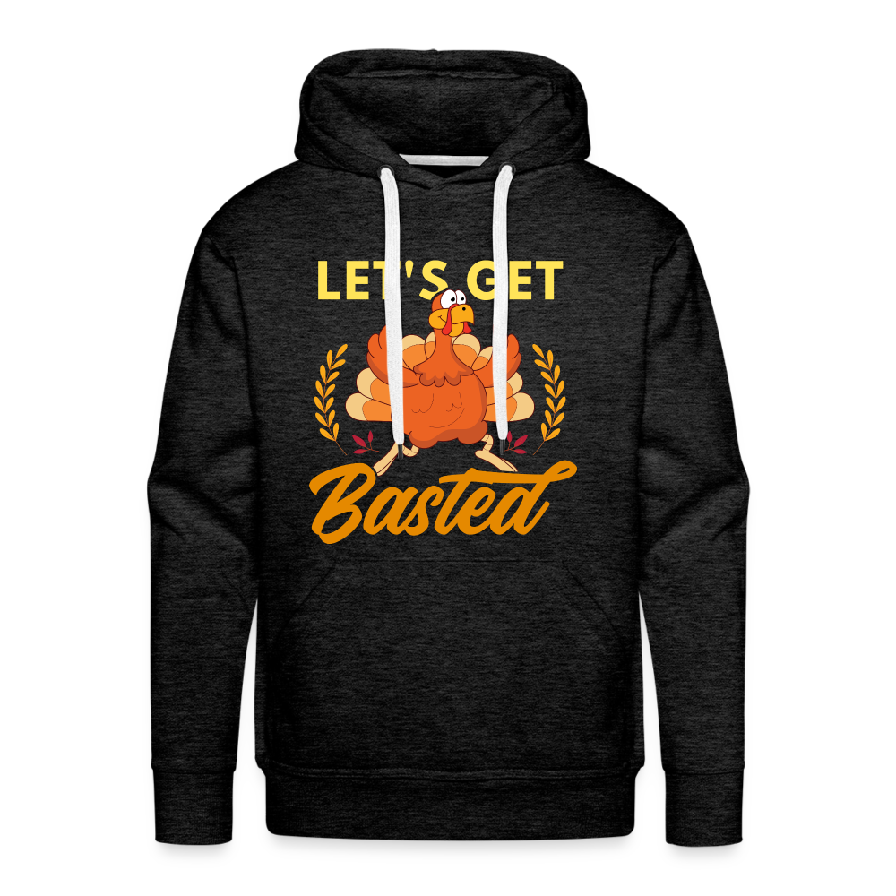 GU 'Let's Get Basted' Unisex Premium Hoodie - charcoal grey