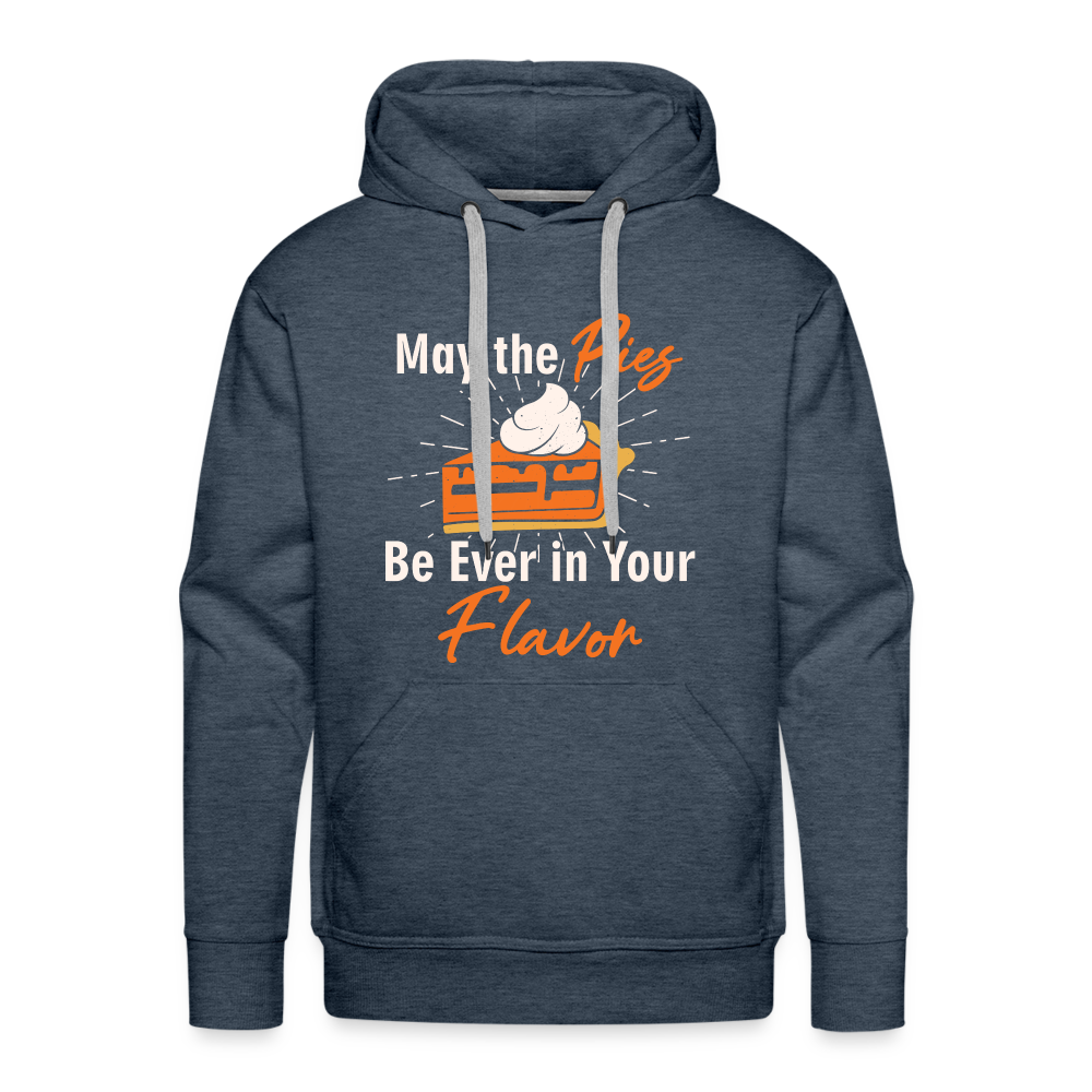 GU 'May the Pies' Unisex Premium Hoodie - heather denim