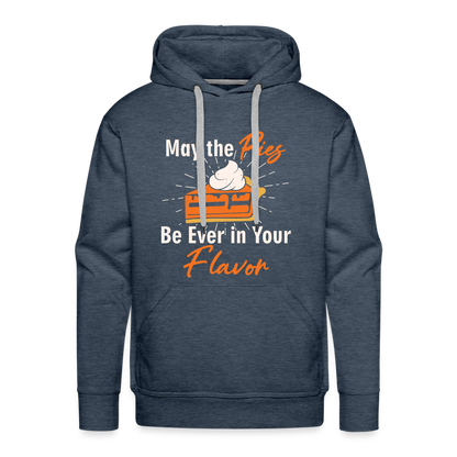 GU 'May the Pies' Unisex Premium Hoodie - heather denim