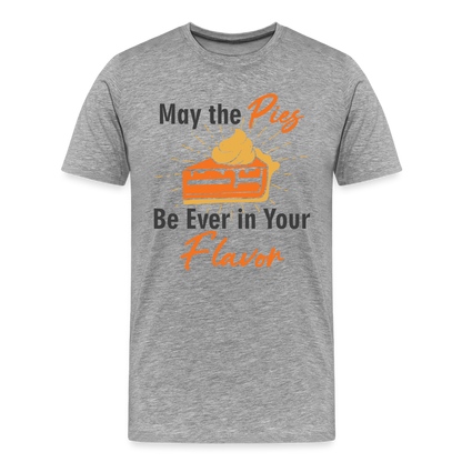 GU 'May the Pies' Light Unisex Premium T-Shirt - heather gray