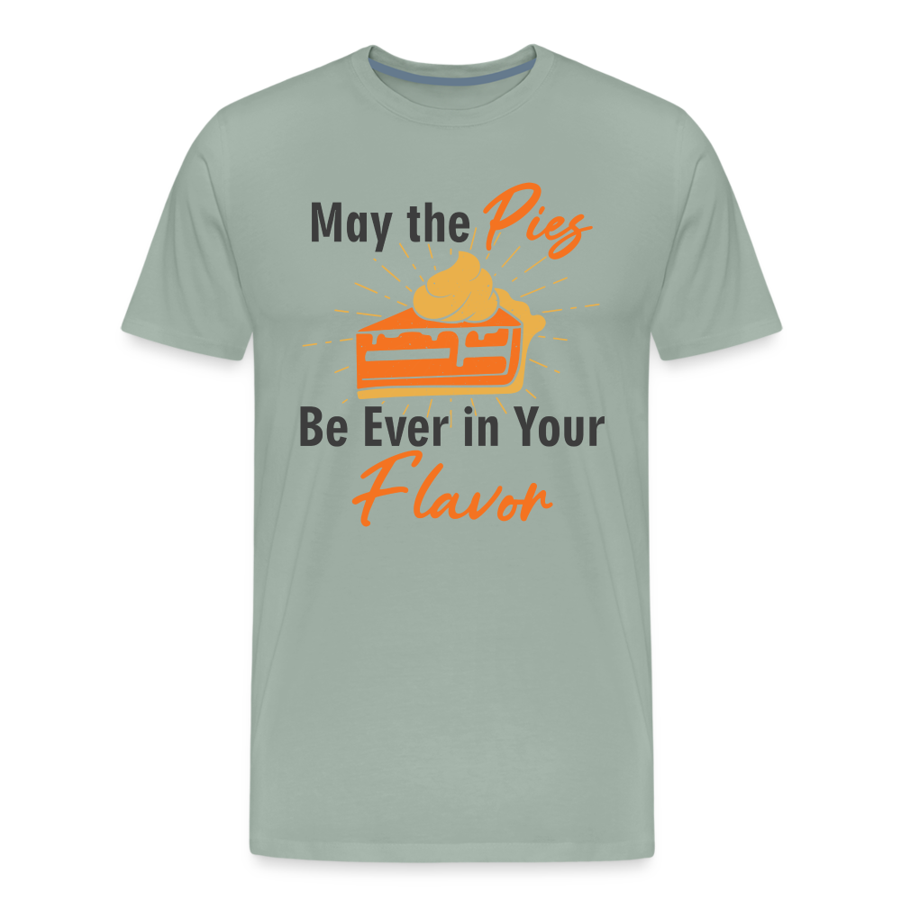 GU 'May the Pies' Light Unisex Premium T-Shirt - steel green