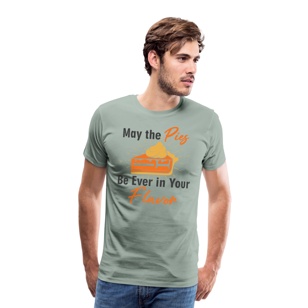 GU 'May the Pies' Light Unisex Premium T-Shirt - steel green