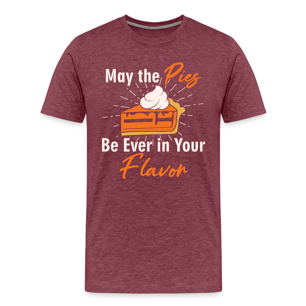 GU 'May the Pies' Unisex Premium T-Shirt - heather burgundy