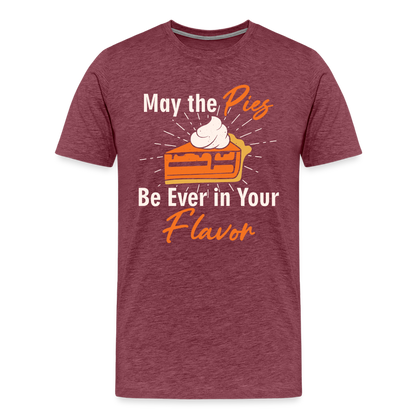 GU 'May the Pies' Unisex Premium T-Shirt - heather burgundy