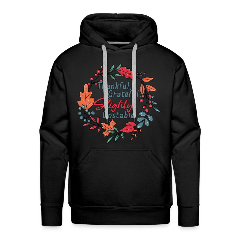 GU 'Thankful and Grateful' Unisex Premium Hoodie - black