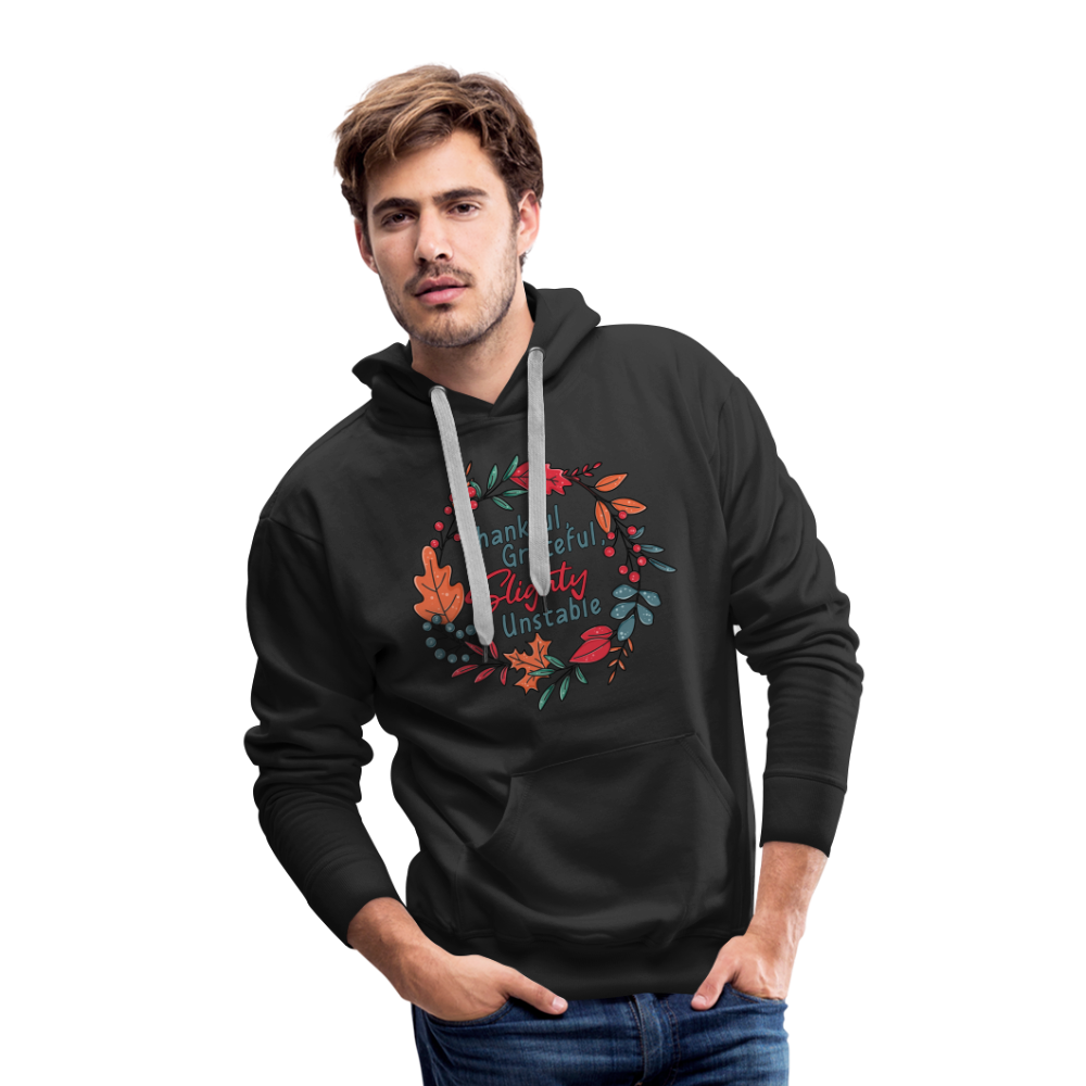 GU 'Thankful and Grateful' Unisex Premium Hoodie - black