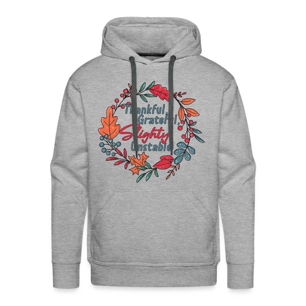 GU 'Thankful and Grateful' Unisex Premium Hoodie - heather grey