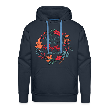 GU 'Thankful and Grateful' Unisex Premium Hoodie - navy