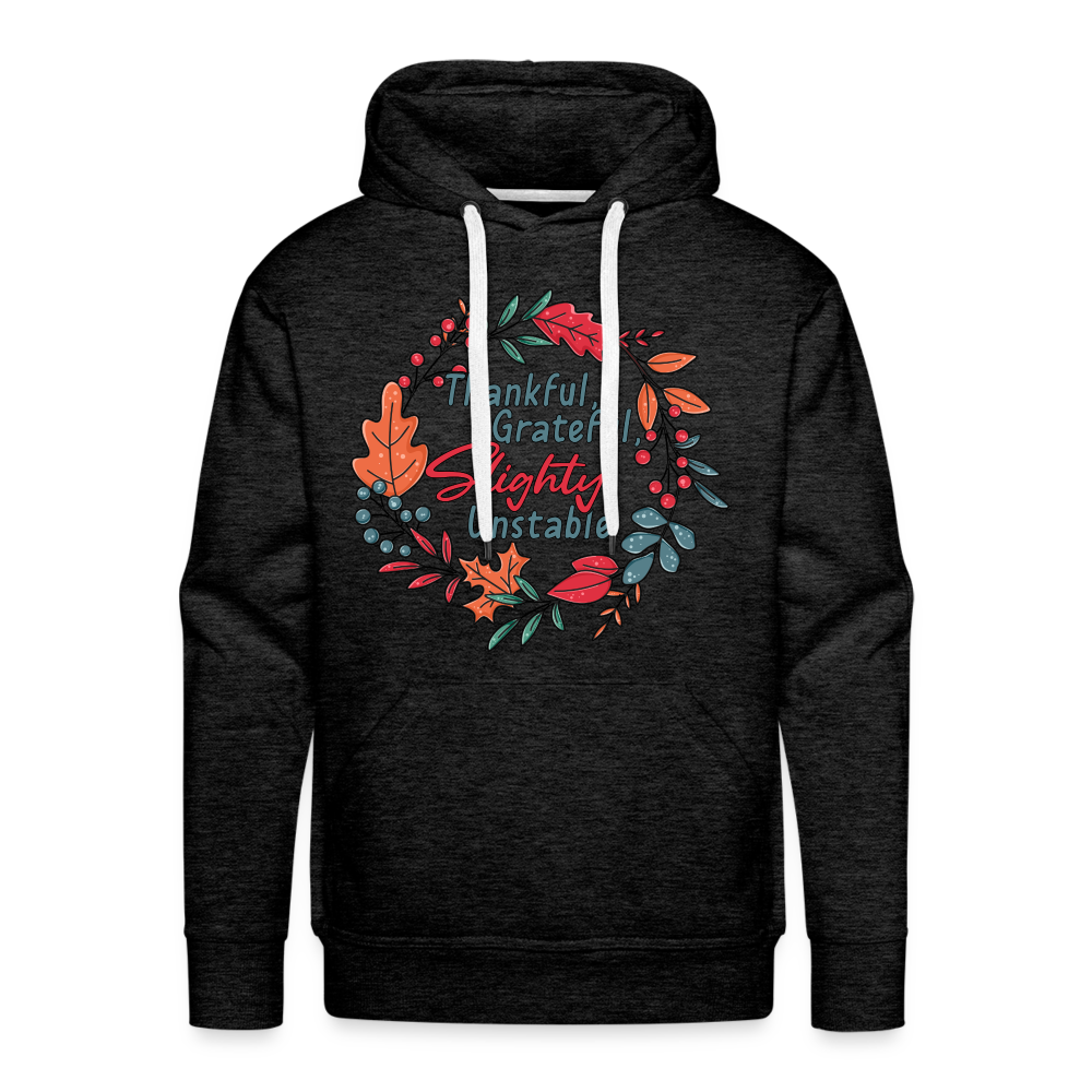 GU 'Thankful and Grateful' Unisex Premium Hoodie - charcoal grey