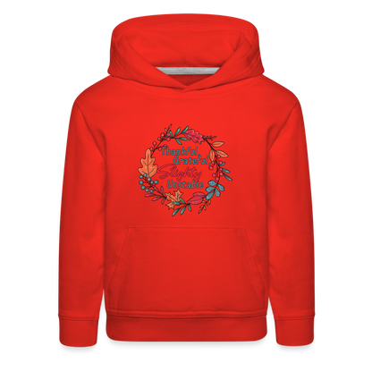 GU 'Thankful and Grateful' Youth Premium Hoodie - red