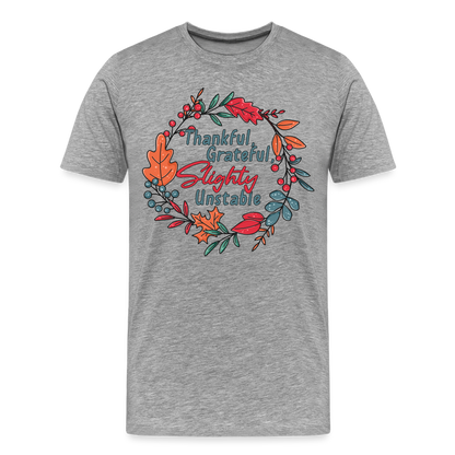 GU 'Thankful and Grateful' Unisex Premium T-Shirt - heather gray