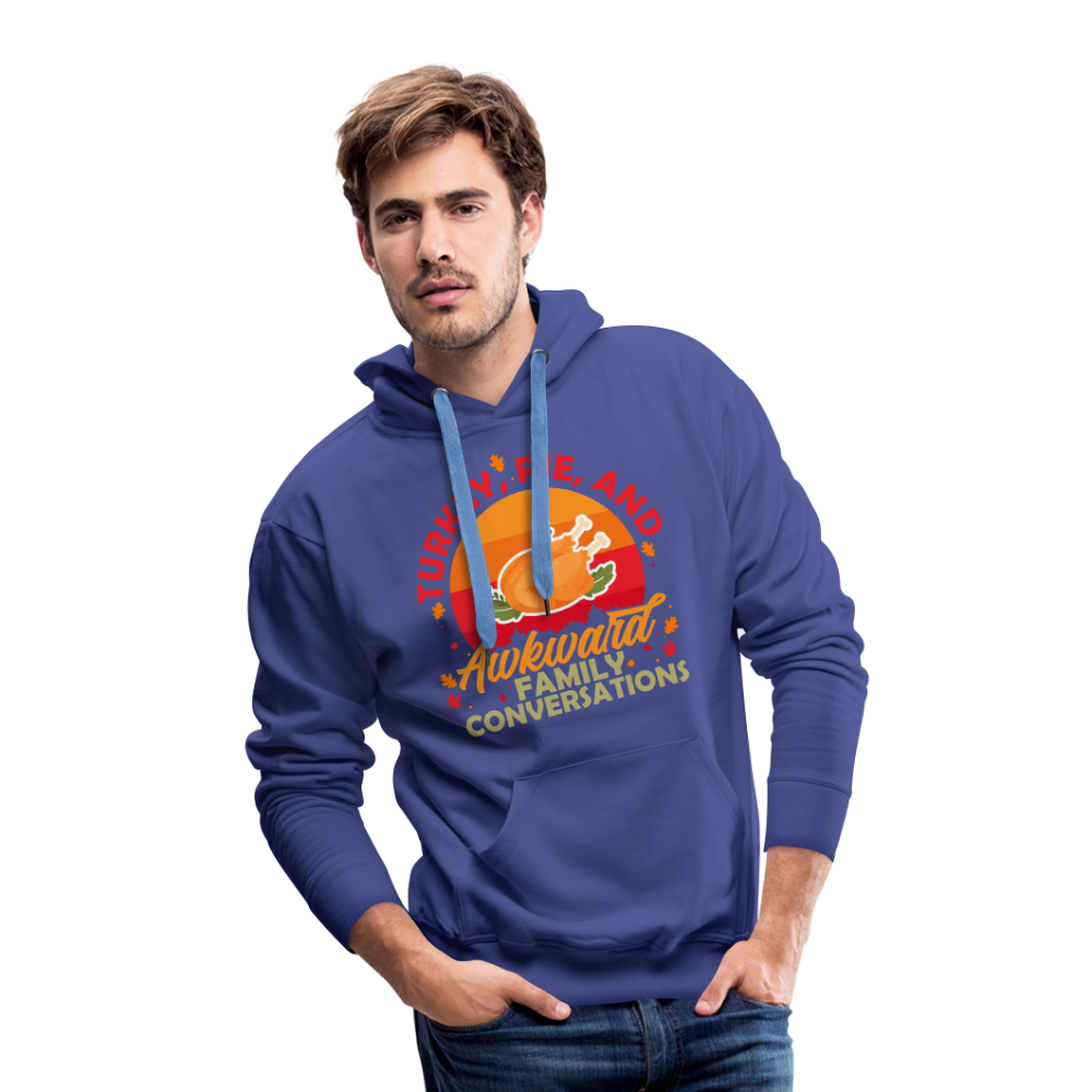 GU 'Turkey and Pie' Unisex Premium Hoodie - royal blue