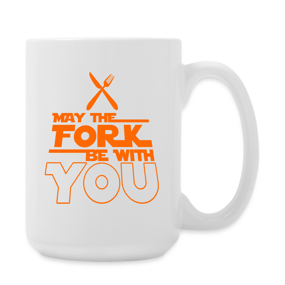 GU 'May the Fork' 15 oz Mug - white